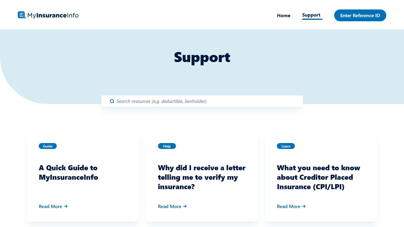 Helpful Resources | MyInsuranceInfo